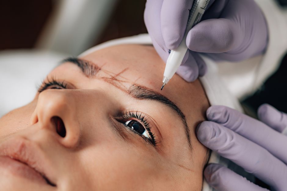 semi permanent makeup eyebrow microblading